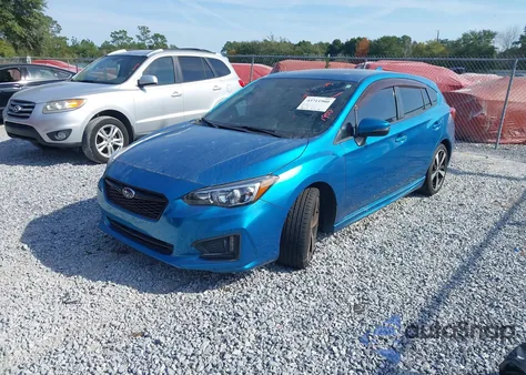 2017 Subaru Impreza из США, поврежденный, VIN 4S36TAL68H3708163